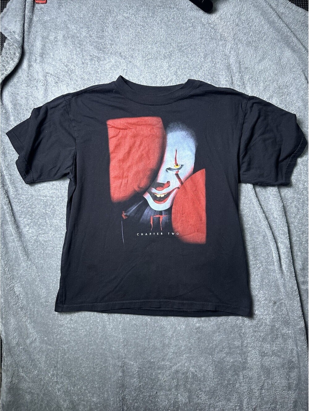 IT Chapter Two Pennywise T Shirt Mens Small Black Horror Movie Stephen King
